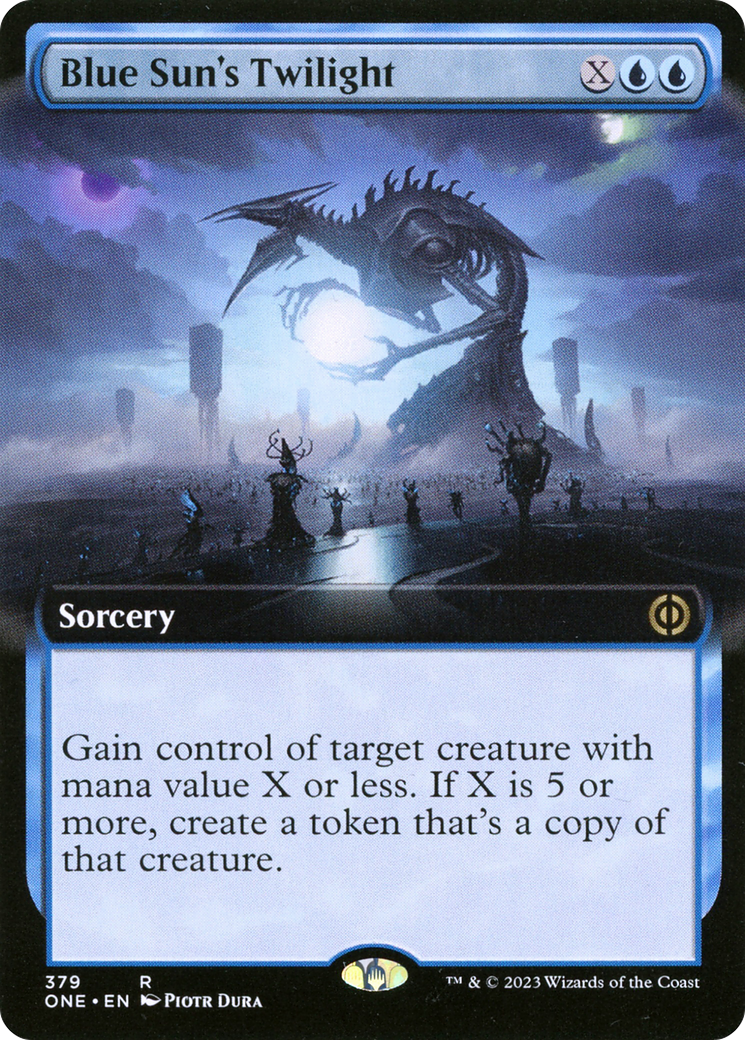 Blue Sun's Twilight (Extended Art) [Phyrexia: All Will Be One] | Gate City Games LLC