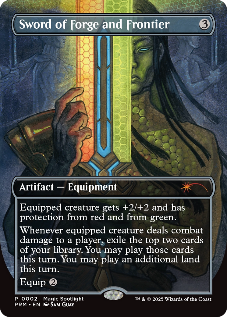 Sword of Forge and Frontier (Borderless) [Wizards Play Network 2025] | Gate City Games LLC