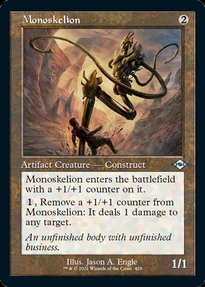 Monoskelion (Retro Foil Etched) [Modern Horizons 2] | Gate City Games LLC