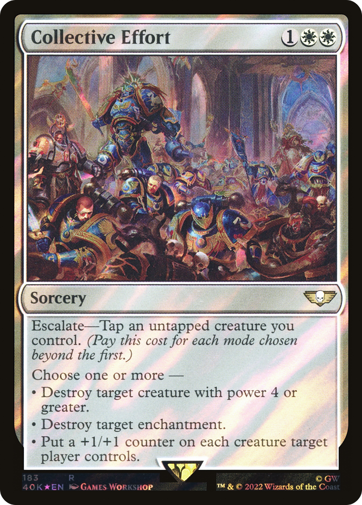 Collective Effort [Marvel Super Heroes Commander] | Gate City Games LLC