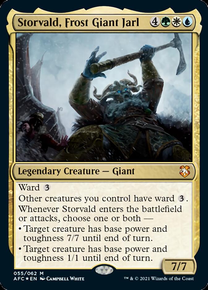 Storvald, Frost Giant Jarl [Dungeons & Dragons: Adventures in the Forgotten Realms Commander] | Gate City Games LLC