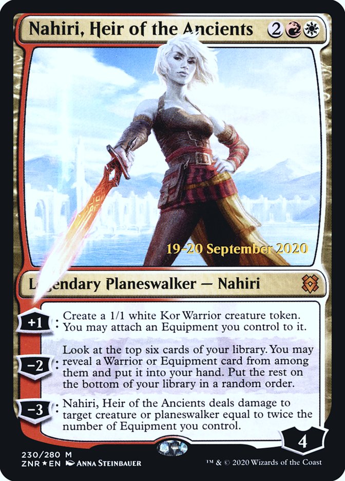Nahiri, Heir of the Ancients [Zendikar Rising Prerelease Promos] | Gate City Games LLC