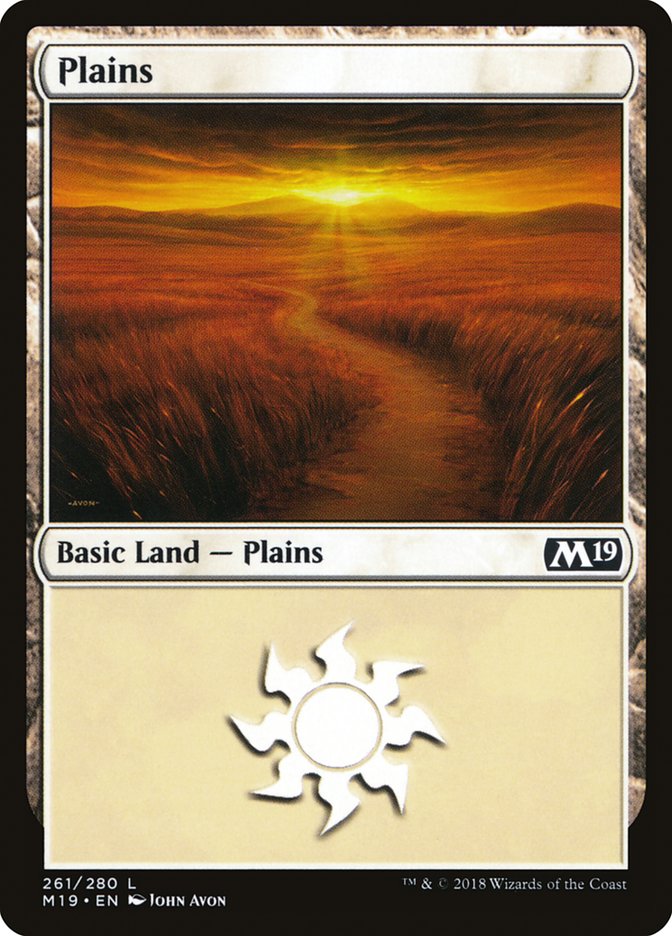 Plains (261) [Core Set 2019] | Gate City Games LLC