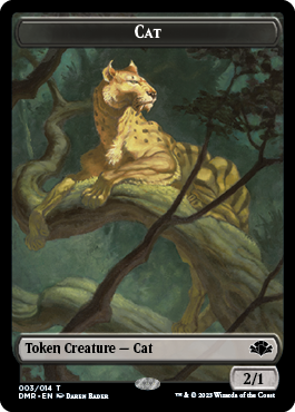 Cat Token (003) [Dominaria Remastered Tokens] | Gate City Games LLC