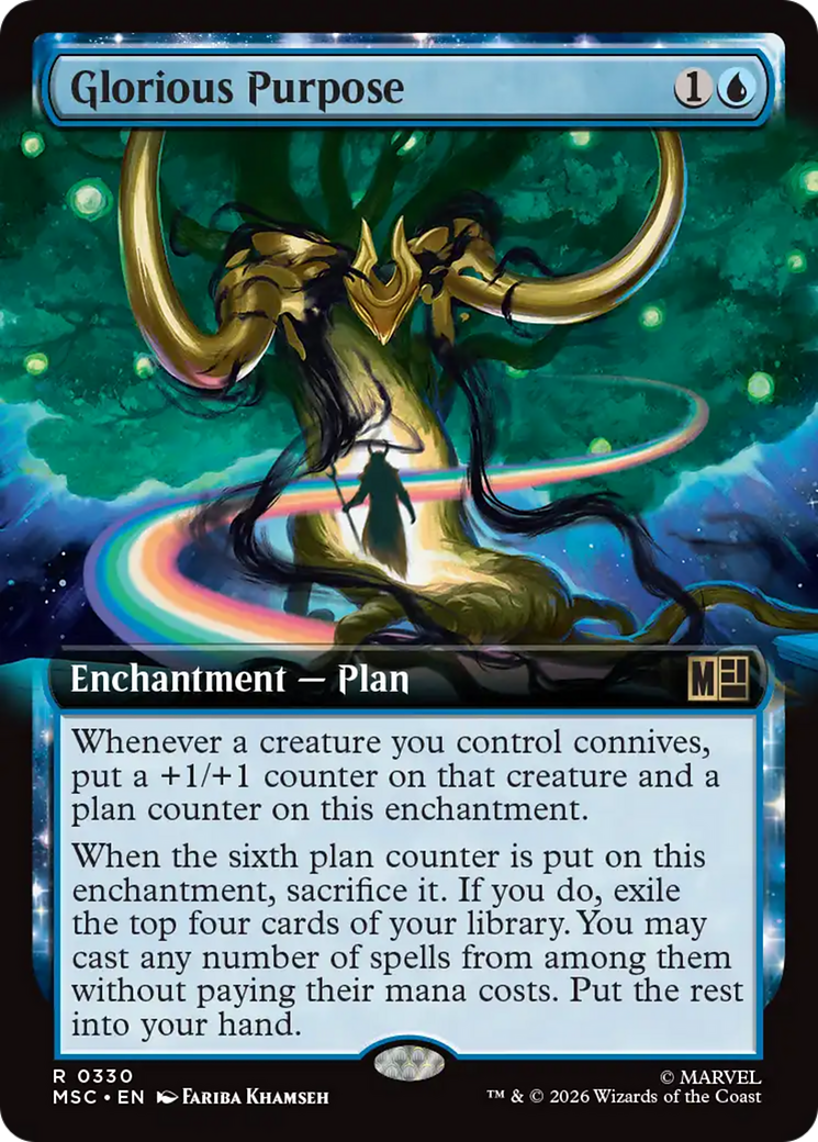 Glorious Purpose (Extended Art) [Marvel Super Heroes Commander] | Gate City Games LLC