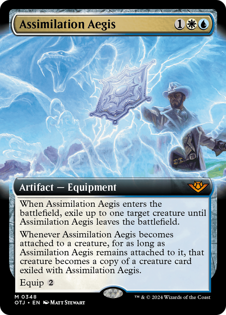 Assimilation Aegis (Extended Art) [Outlaws of Thunder Junction] | Gate City Games LLC