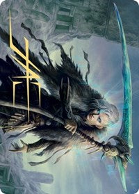 Egon, God of Death Art Card (Gold-Stamped Signature) [Kaldheim Art Series] | Gate City Games LLC