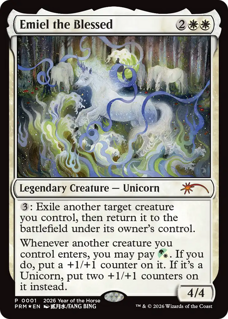 Emiel the Blessed (Year of the Horse 2026) [Standard Showdown Promos] | Gate City Games LLC