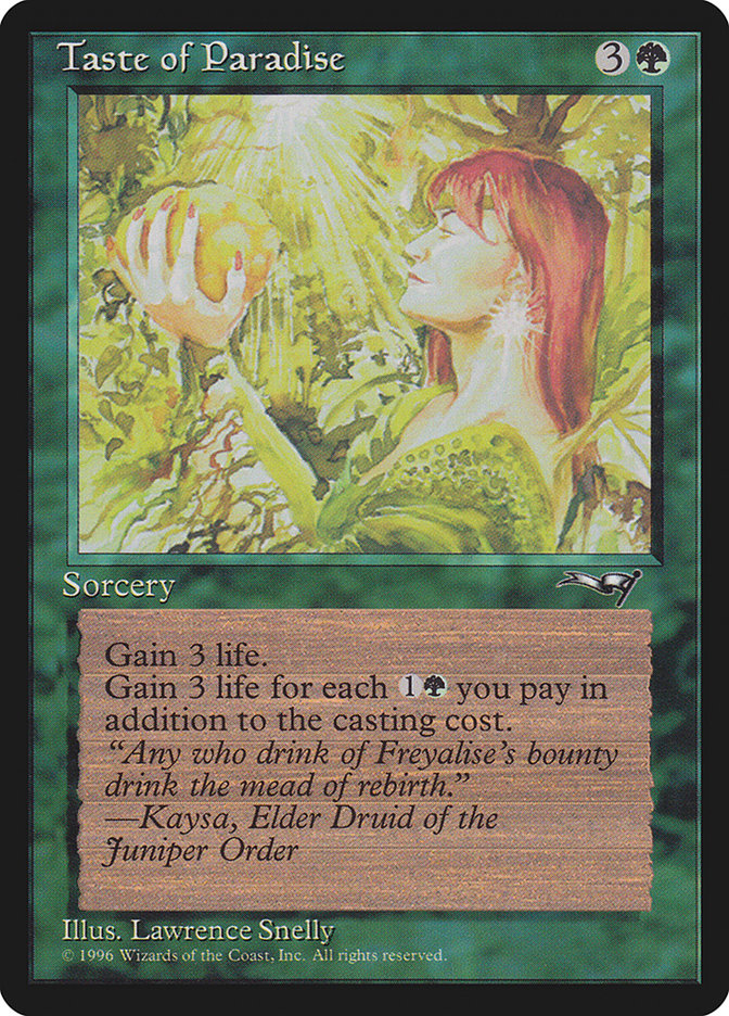 Taste of Paradise (Holding Fruit) [Alliances] | Gate City Games LLC