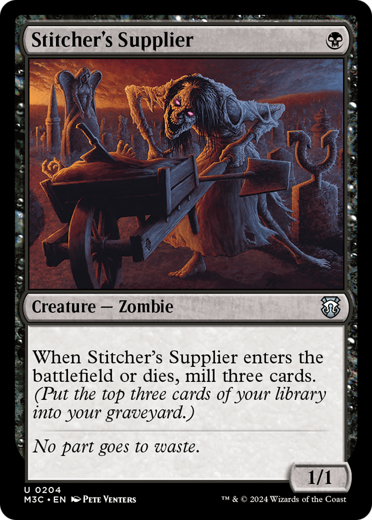 Stitcher's Supplier (Ripple Foil) [Modern Horizons 3 Commander] | Gate City Games LLC