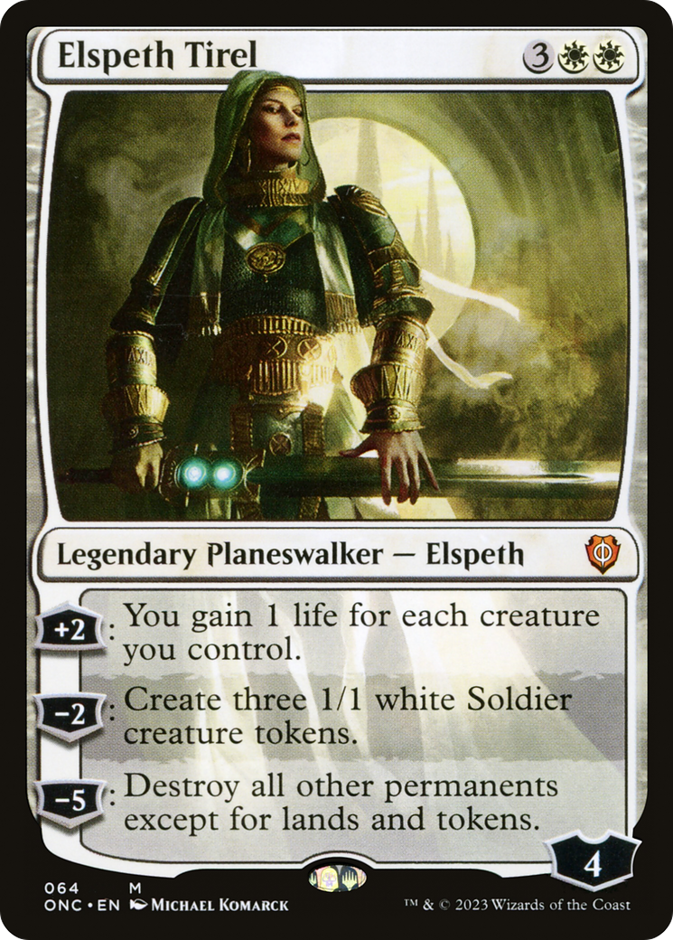 Elspeth Tirel [Phyrexia: All Will Be One Commander] | Gate City Games LLC