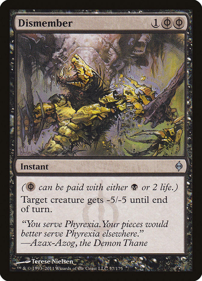Dismember [New Phyrexia] | Gate City Games LLC