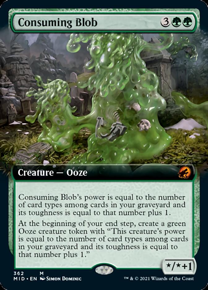 Consuming Blob (Extended Art) [Innistrad: Midnight Hunt] | Gate City Games LLC