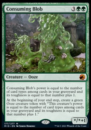 Consuming Blob (Promo Pack) [Innistrad: Midnight Hunt Promos] | Gate City Games LLC