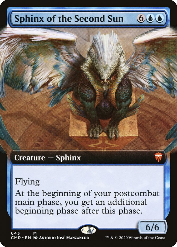 Sphinx of the Second Sun (Extended Art) [Commander Legends] | Gate City Games LLC