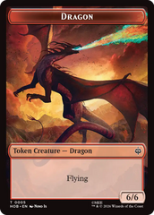 Stone Boulder // Dragon Double-Sided Token [The Hobbit Tokens] | Gate City Games LLC