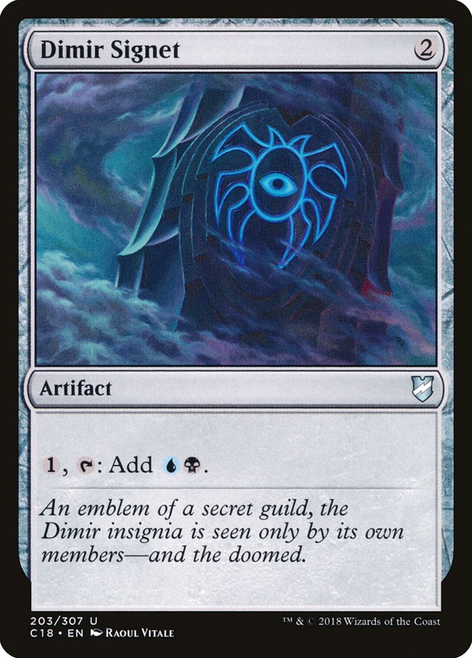 Dimir Signet [Commander 2018] | Gate City Games LLC