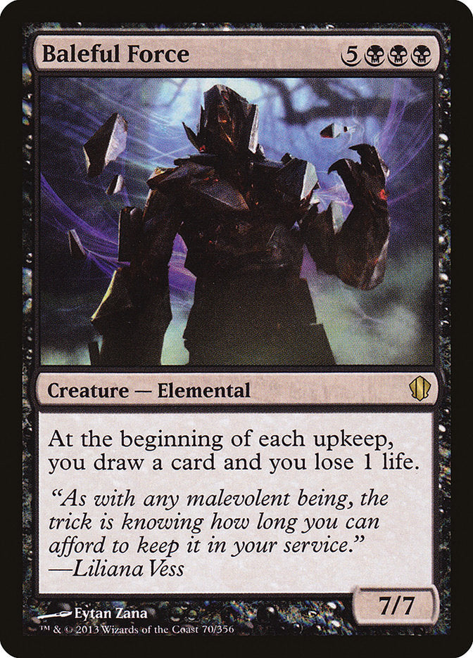 Baleful Force [Commander 2013] | Gate City Games LLC