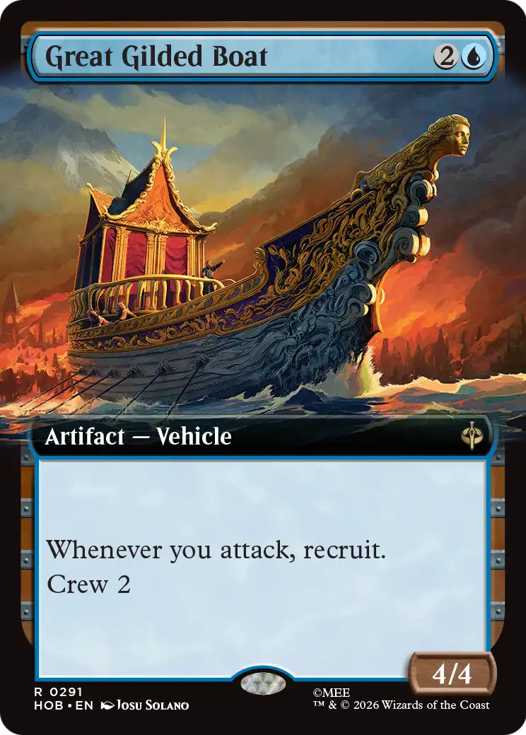 Great Gilded Boat (Extended Art) [The Hobbit] | Gate City Games LLC