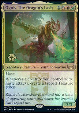 Ognis, the Dragon's Lash [Streets of New Capenna Prerelease Promos] | Gate City Games LLC