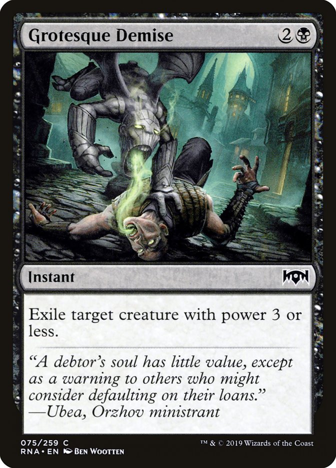 Grotesque Demise [Ravnica Allegiance] | Gate City Games LLC