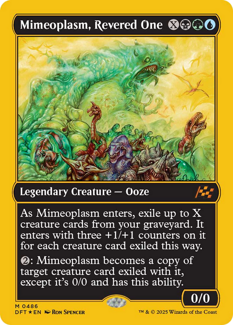 Mimeoplasm, Revered One (First-Place Foil) [Aetherdrift] | Gate City Games LLC