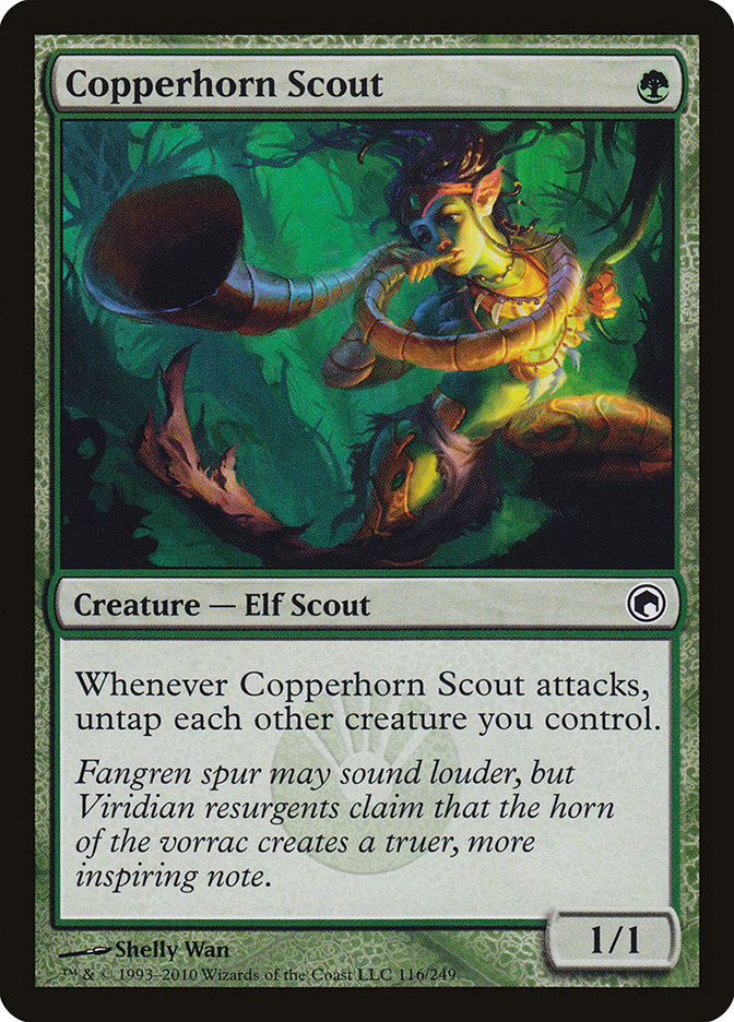 Copperhorn Scout [Scars of Mirrodin] | Gate City Games LLC