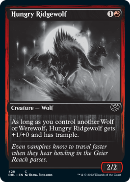 Hungry Ridgewolf [Innistrad: Double Feature] | Gate City Games LLC