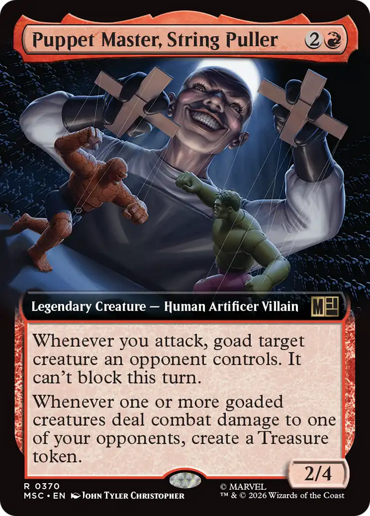 Puppet Master, String Puller (Extended Art) [Marvel Super Heroes Commander] | Gate City Games LLC