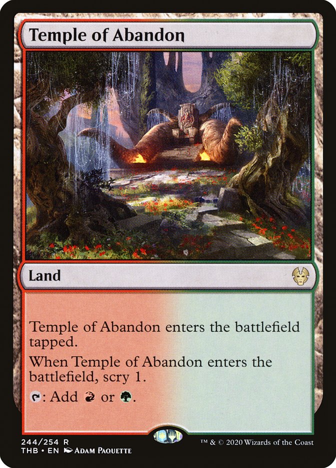 Temple of Abandon [Theros Beyond Death] | Gate City Games LLC