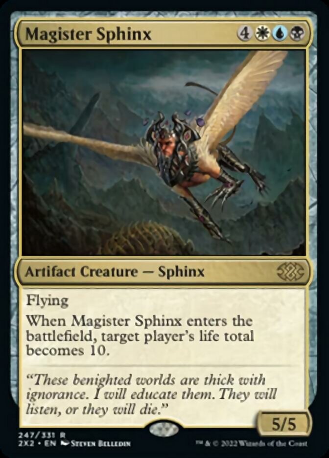 Magister Sphinx [Double Masters 2022] | Gate City Games LLC
