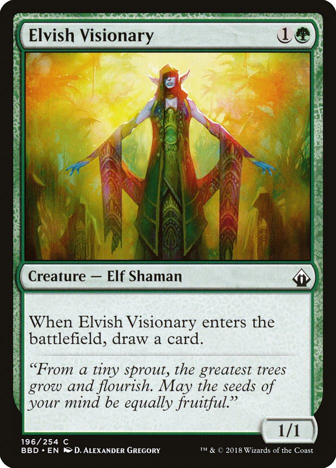 Elvish Visionary [Battlebond] | Gate City Games LLC