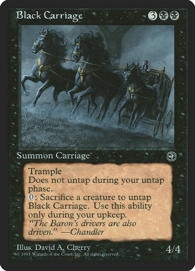 Black Carriage [Homelands] | Gate City Games LLC