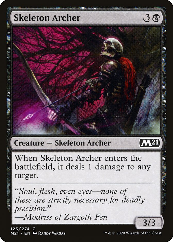 Skeleton Archer [Core Set 2021] | Gate City Games LLC