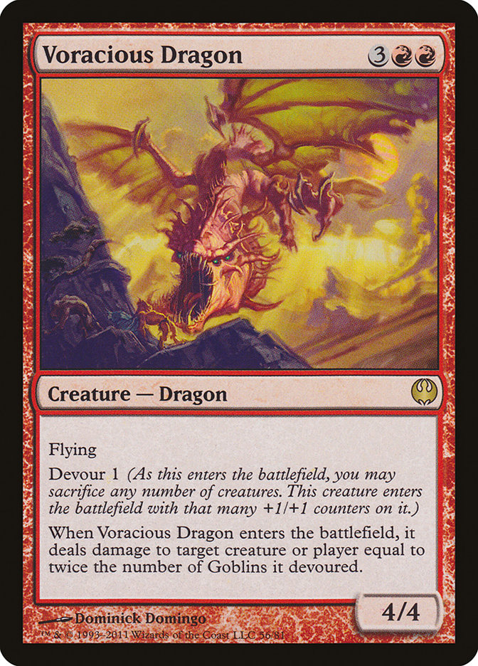 Voracious Dragon [Duel Decks: Knights vs. Dragons] | Gate City Games LLC