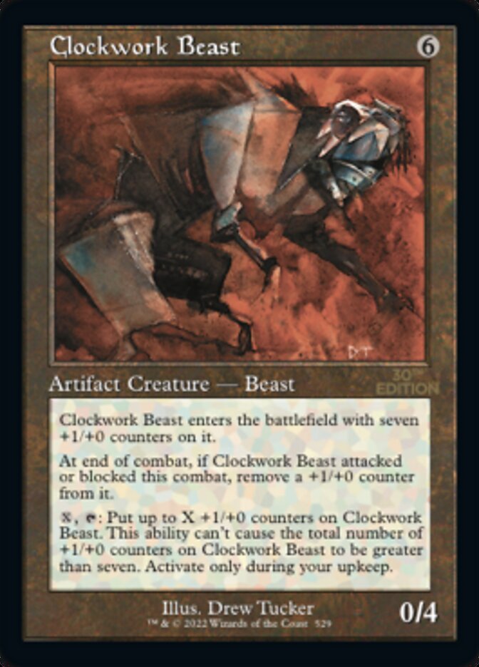 Clockwork Beast (Retro) [30th Anniversary Edition] | Gate City Games LLC