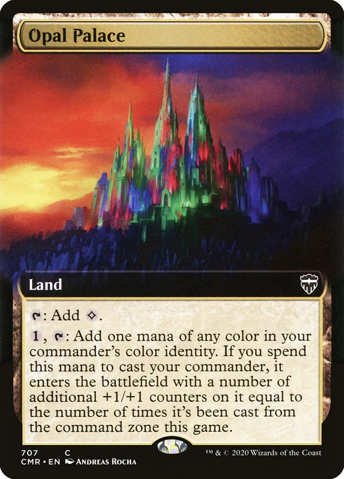 Opal Palace (Extended Art) [Commander Legends] | Gate City Games LLC