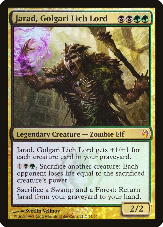 Jarad, Golgari Lich Lord [Duel Decks: Izzet vs. Golgari] | Gate City Games LLC