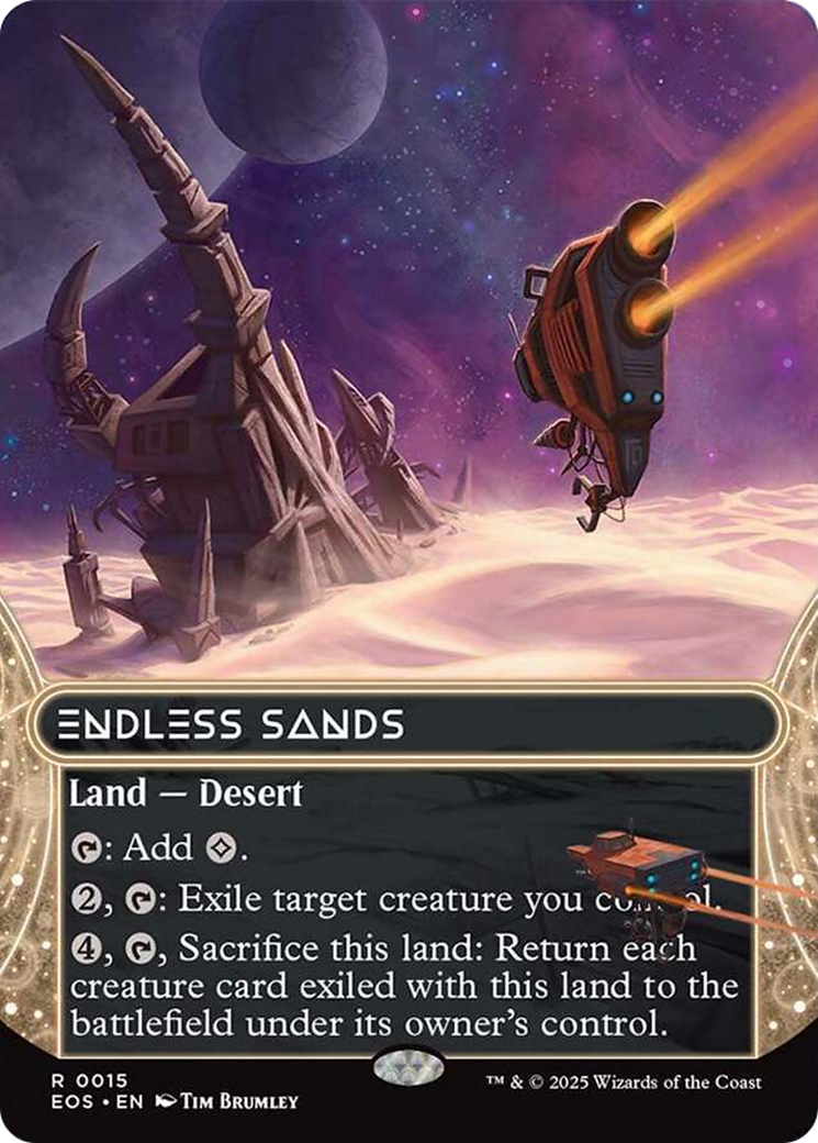 Endless Sands (0008) (Borderless) [Edge of Eternities: Stellar Sights] | Gate City Games LLC