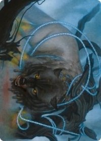 Bind the Monster Art Card [Kaldheim Art Series] | Gate City Games LLC
