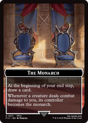 The Blackjack // The Monarch Double-Sided Token (Surge Foil) [FINAL FANTASY Commander Tokens] | Gate City Games LLC