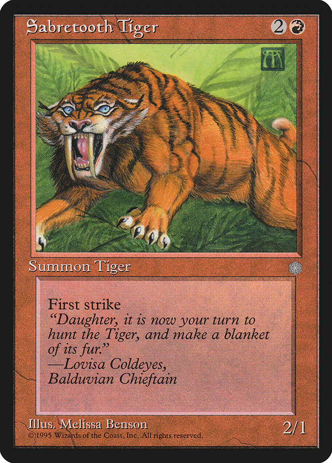 Sabretooth Tiger [Ice Age] | Gate City Games LLC