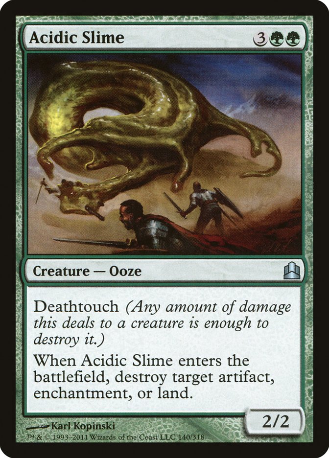 Acidic Slime [Commander 2011] | Gate City Games LLC