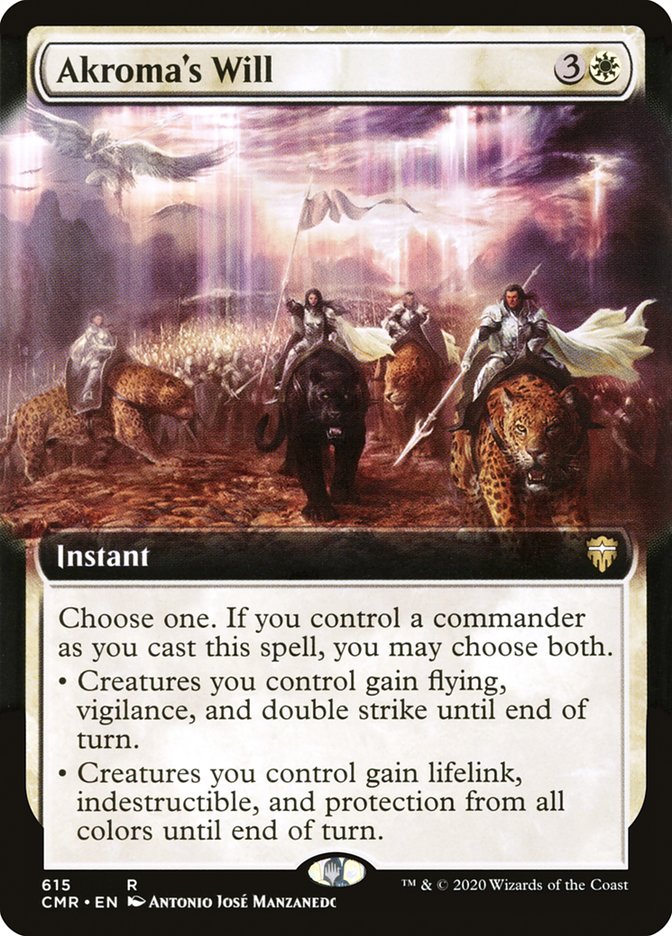 Akroma's Will (Extended Art) [Commander Legends] | Gate City Games LLC