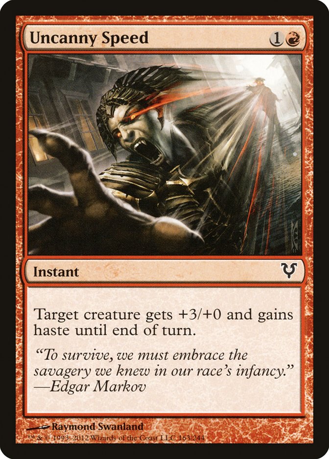 Uncanny Speed [Avacyn Restored] | Gate City Games LLC