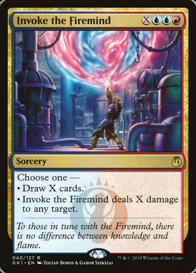 Invoke the Firemind [Guilds of Ravnica Guild Kit] | Gate City Games LLC