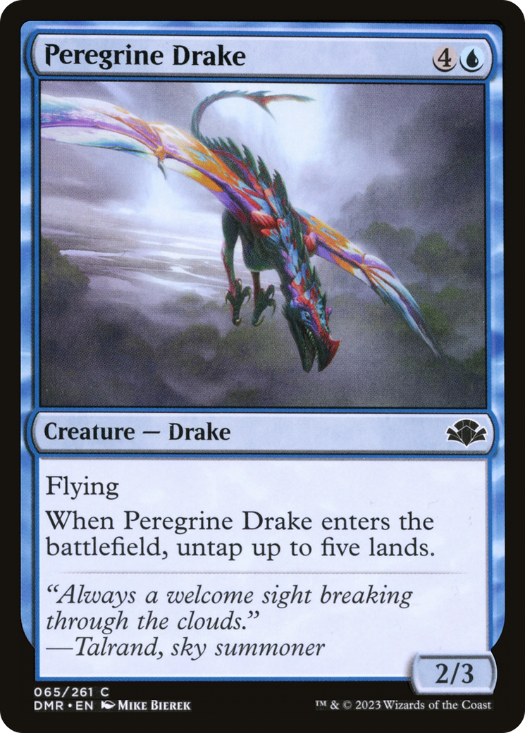 Peregrine Drake [Dominaria Remastered] | Gate City Games LLC
