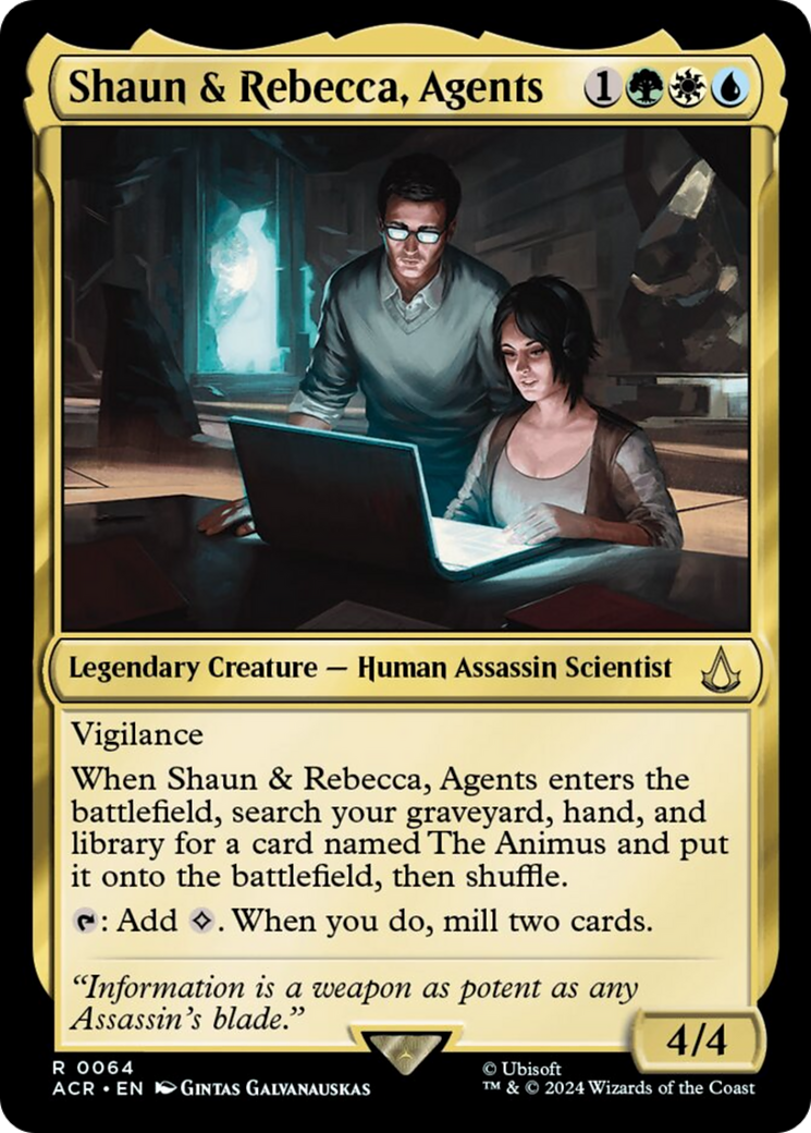 Shaun & Rebecca, Agents [Assassin's Creed] | Gate City Games LLC