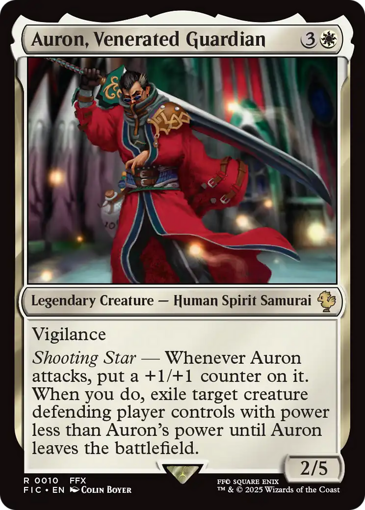 Auron, Venerated Guardian [FINAL FANTASY Commander] | Gate City Games LLC