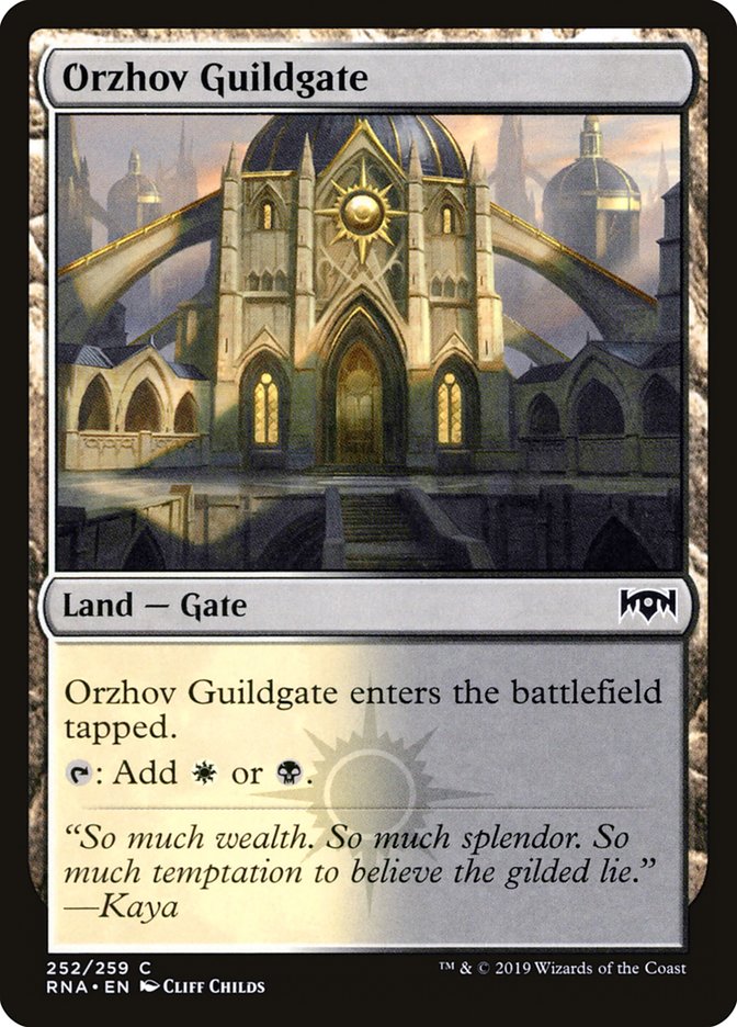 Orzhov Guildgate (252/259) [Ravnica Allegiance] | Gate City Games LLC